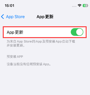 裕安苹果15维修中心如何让iPhone15APP自动更新