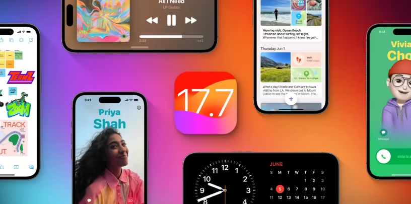裕安苹果手机维修分享苹果 iOS / iPadOS 17.7.1 正式版推送 